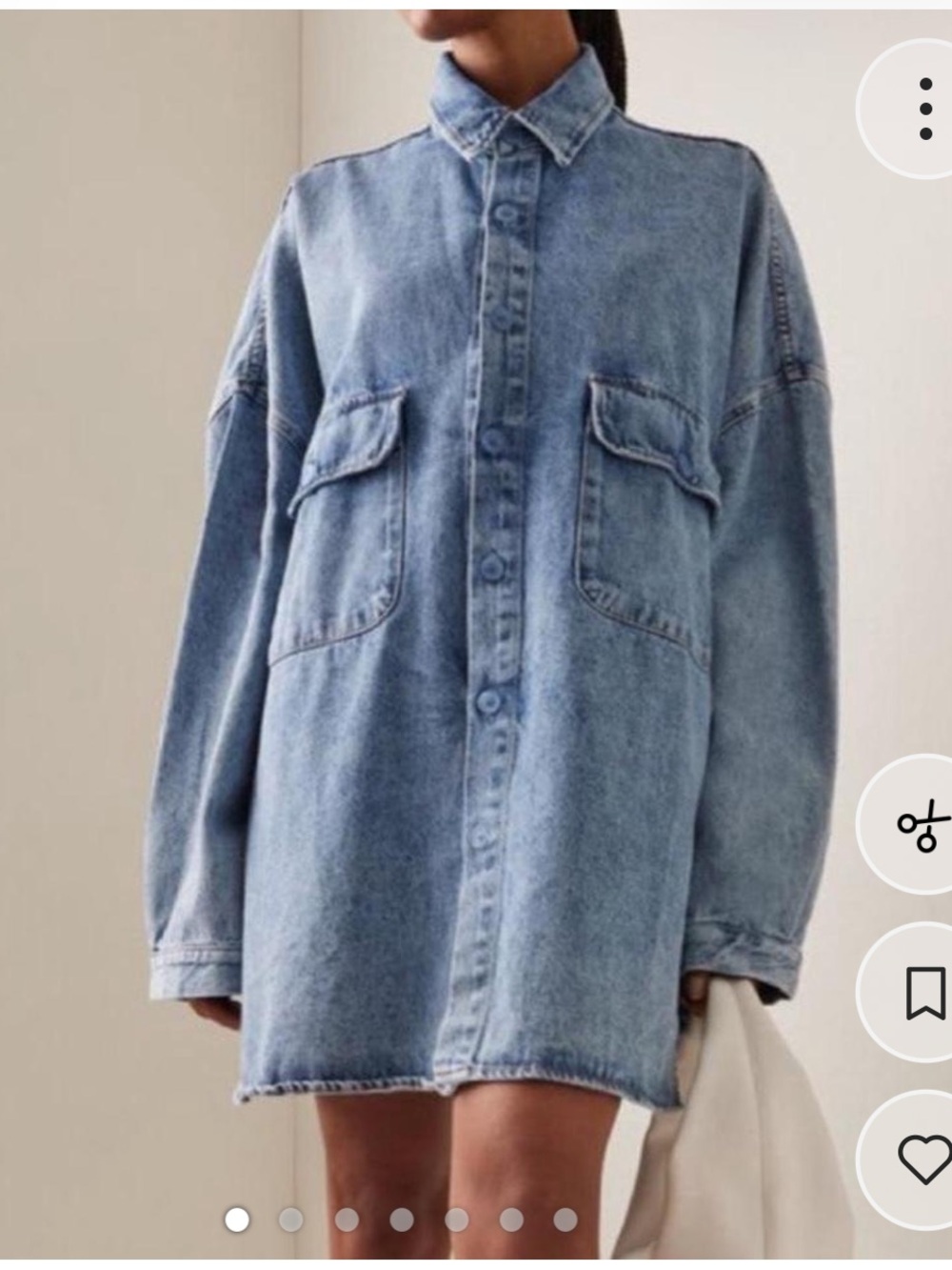 The Frankie Shop Dallas Oversized Shirt in XXS Never Worn - Picture 2 of 4